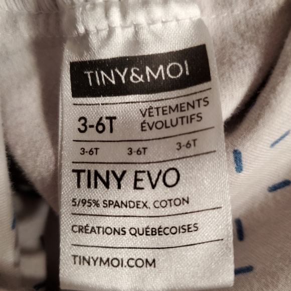 Tiny & Moi 3-6T Grow with me Pants - Picture 5 of 5